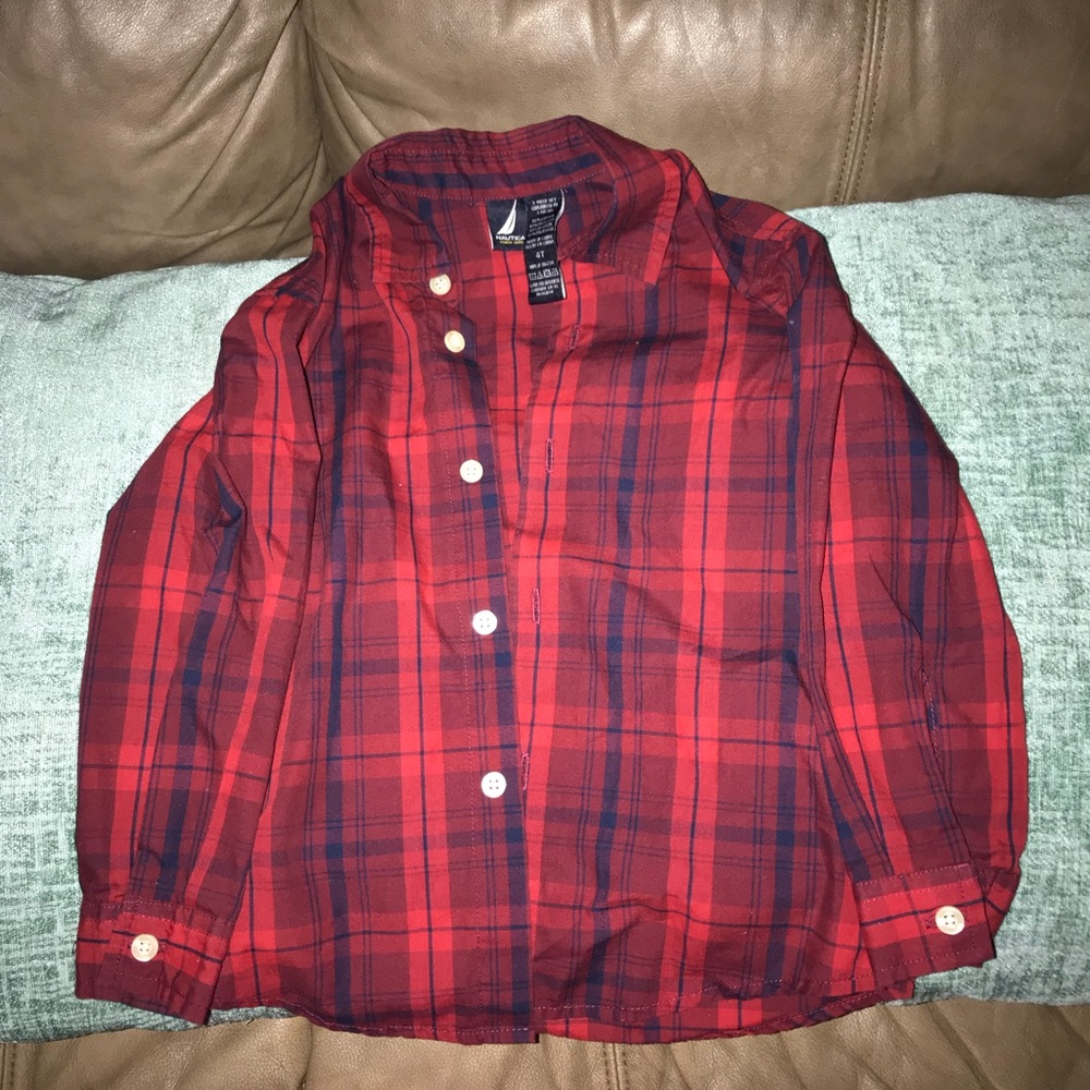 Nautica toddler button down shirt